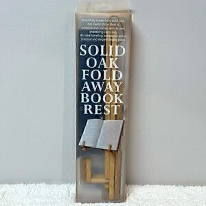 Solid Oak Fold-A-Way Book Rest